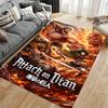 Attack on Titan Anime Print Carpet Home Decor Living Room Rug Suitable for use as an anti-slip for living room bedroom sofas