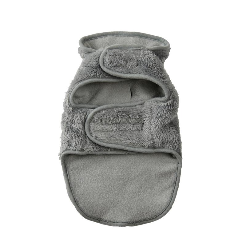 Warm Fleece Cat Jacket Coat Adjustable Soft High Neck Kitten Apparel Autumn Winter Pet Costume Cat Sphynx Chihuahua Small Dog