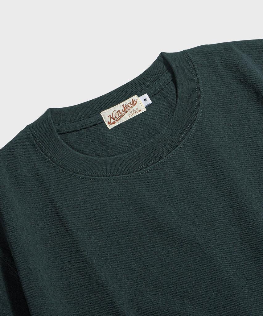 Beulonseun 9Oz Usa Cotton Tubular Tee Dark Green