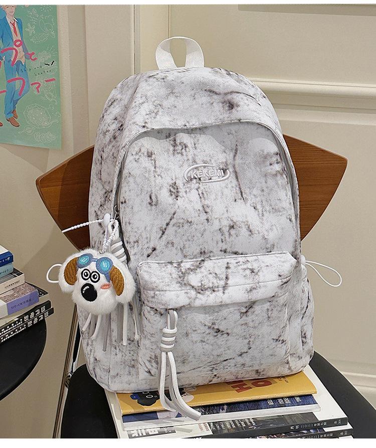 Schultasche literarisch, einfach und große Kapazität Japanischer Camping-Rucksack vielseitig und leicht Studenten-Schultasche Freizeit