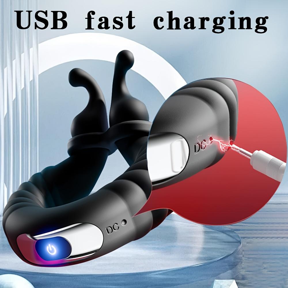 Männliches Sexspielzeug Männlicher Ring Vibrator 10 Vibrationsmodi Erwachsenenspielzeug Ringverschluss G-Punkt Klitoris Vibrator Paare Sexspielzeug