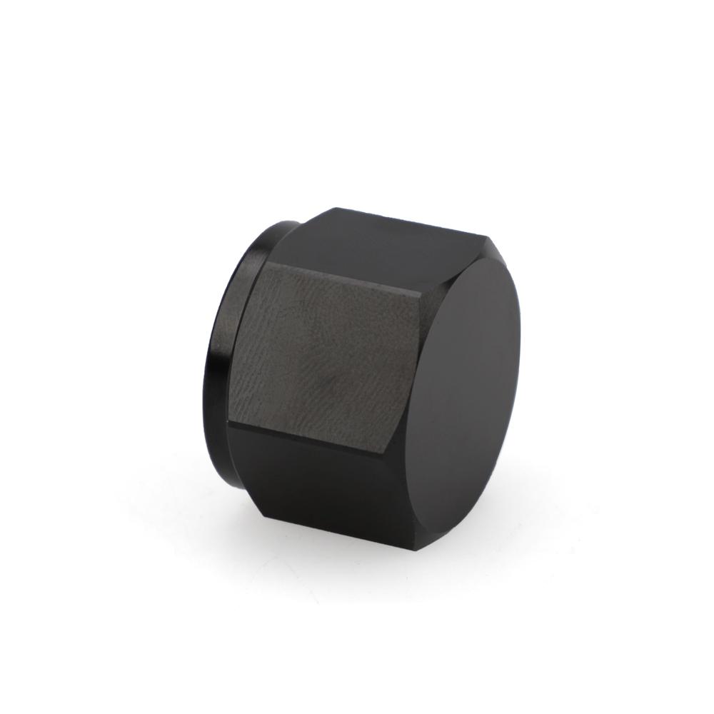 AN6 AN8 AN10 Female Thread Aluminum Pipe External Hex Head Flare fiting TUBE NUT  End Cap Plug Fitting Coupler Connector Adapter