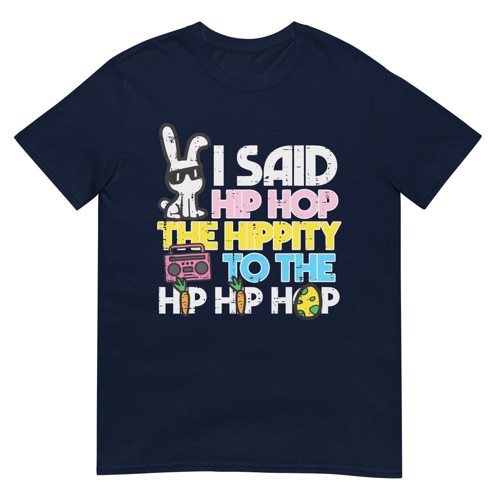 Hip Hop Hippity Easter Bunny Funny Unisex Girls Kids Toddler Tshirt