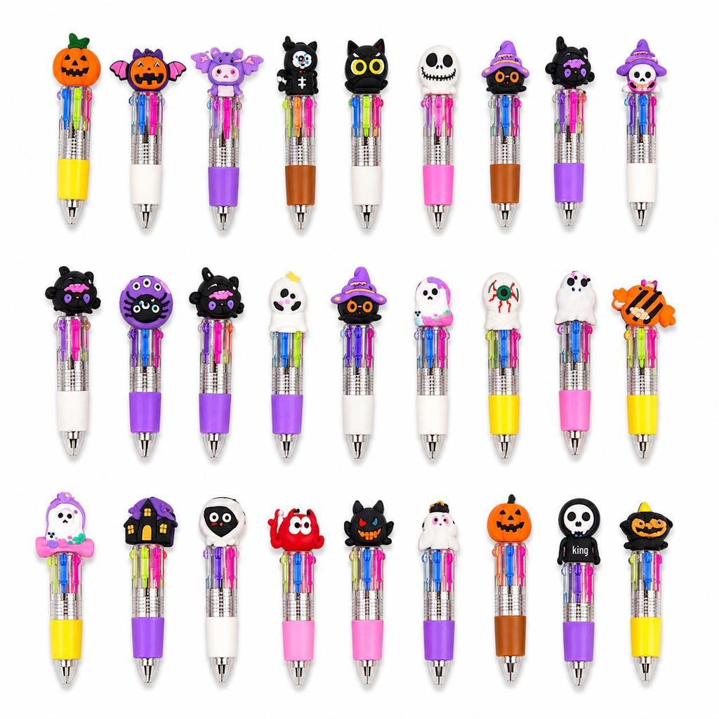 Halloween Mini Multi-Color Cute Cartoon Ballpoint Pen for Students - Stationery Gift