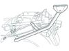 Nosič horního kufru Shad pro Suzuki GSR 750, GSR 750 Z, GSR 750 UE, GSR 750 A ABS, GSR 750 AUE ABS, GSR 750 A ABS, GSR 750