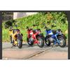 1/12 Honda Monkey Alloy Toy Motorcycle Model Car with Sound Light Rear Wheel Suspension Motorbikes Vehicle Models for Children