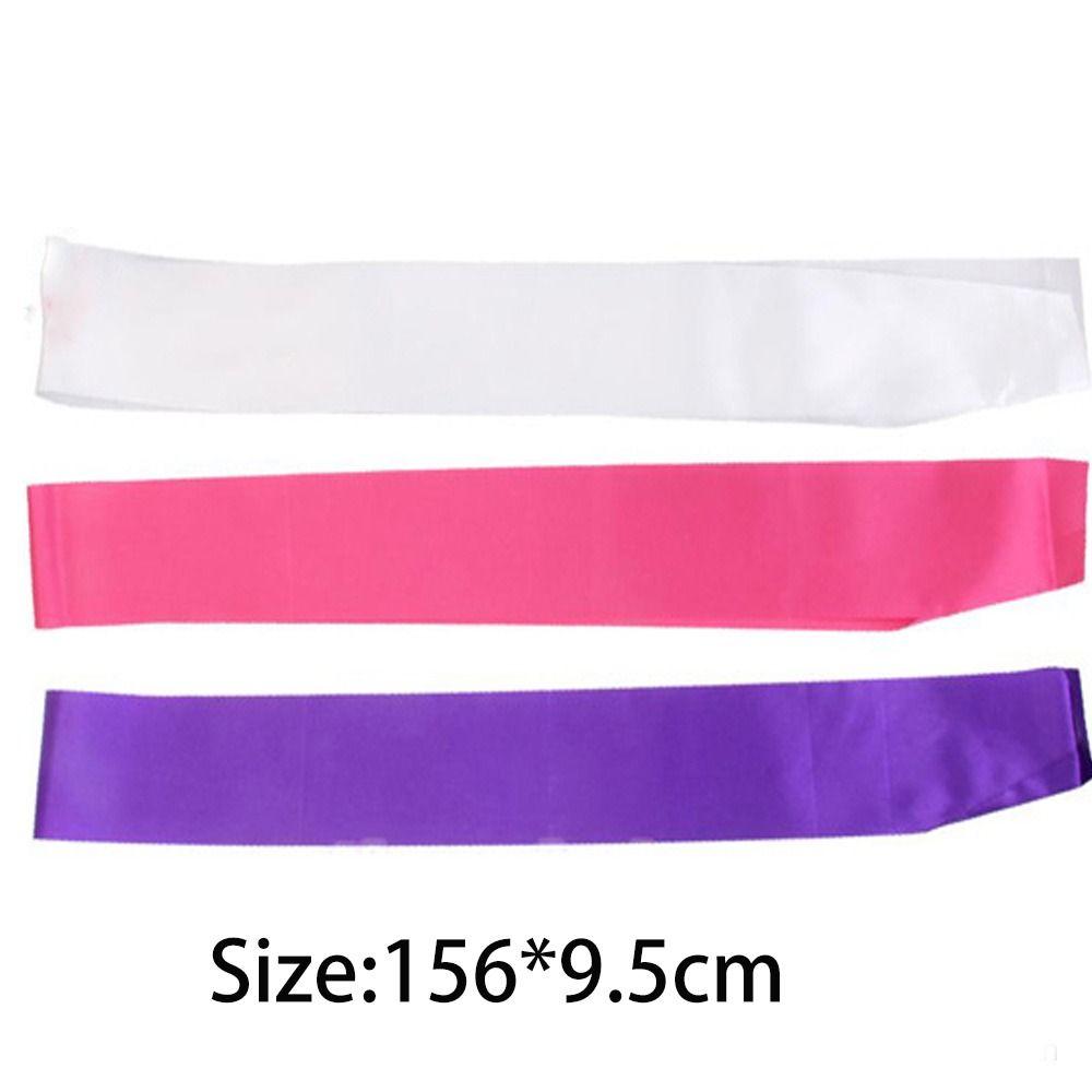 NEW Personalized Birthday Party Sash Decorations DIY Blank Sash Prom Queen Sash Bachelorette Party