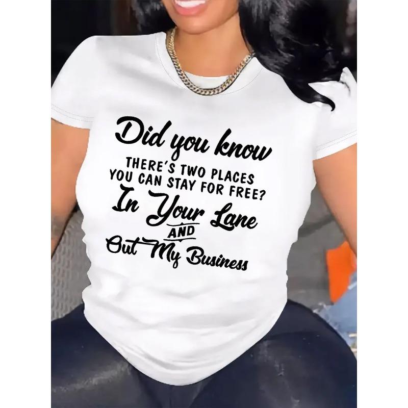 Women s Casual Crew Neck Soft Breathable Short Sleeve Streetwear Tee S