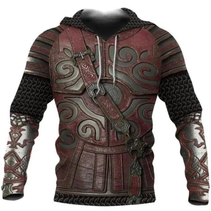 Templářský 3D Tisk Mikiny Pánské Dámské Módní Ležérní Mikina Oversized Pulovry Mikiny s Kapucí Harajuku Pánské Oblečení