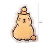 Transparent Acrylic Paper Clip Capybara Kawaii PP Clip  Scrapbook/Notebook Decoration