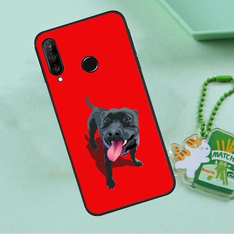 Staffy Staffordshire Bull Terrier For Huawei Nova 10 9 SE 5T 12s 12i 11i Y91 Y90 Y60 Y70 Y72 Y61 P20 P40 P30 Lite P60 Pro Case