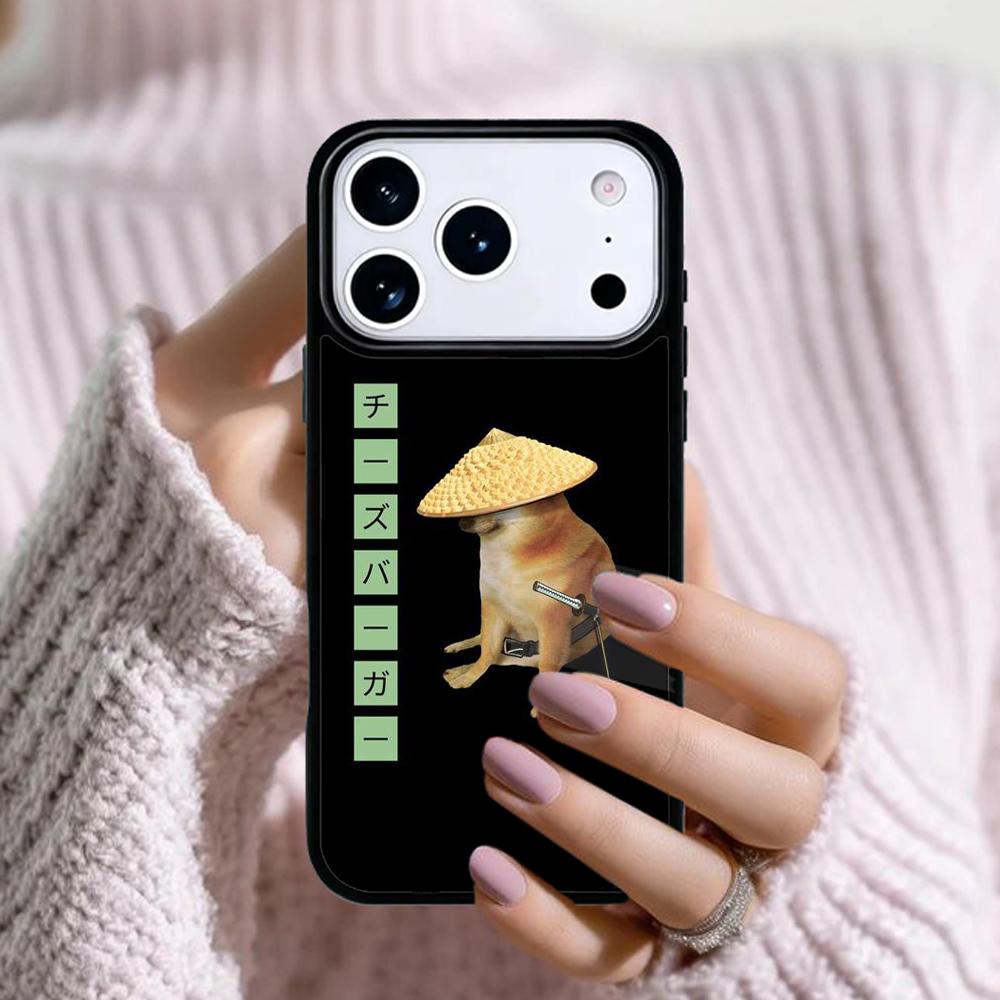 Cheems Doge Phone Case For Apple iPhone 17 Air 16E 15 14 Plus 13 12 11 Pro Max Mini Funda Cover