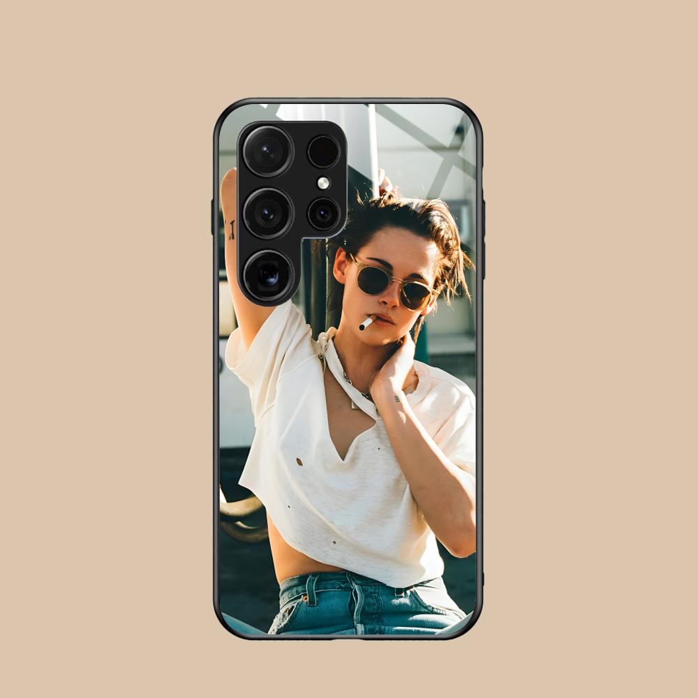 

Kristen Stewart Mobile Cell Phone Case for Samsung Galaxy S26 S25 S24 S23 S22 S21 S20 Note20 Plus FE Ultra Glass Colorful Cover Galaxy Note20 Ultra