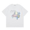 2026 Casablanca Print Loose Fit Cotton T-Shirt Men Youth Casual Wear
