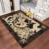 Western Star Cowhide Pattern Carpet Yoga Living Room Room Decor Children's Crawling Mat Doormat Area Rug Games Mat