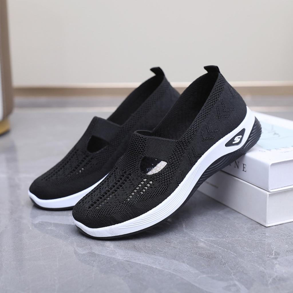 Ladies' Summer Breathable Casual Sports Shoes, Lightweight and Comfortable, Sports Shoes for One Foot, Perfect Choice for Outdoor Wear All Season