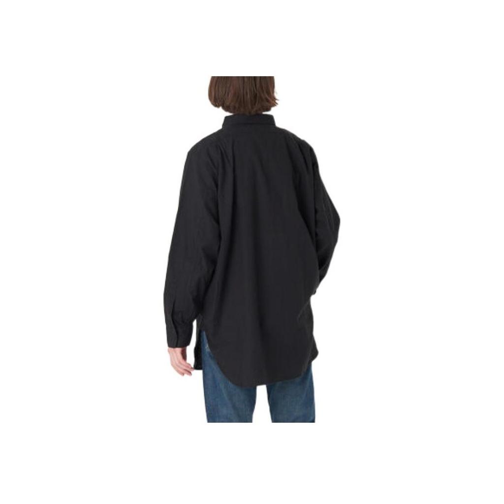 Levis Solid Color Button-Down Long Sleeve Shirt Men shirts Black A2176-0005