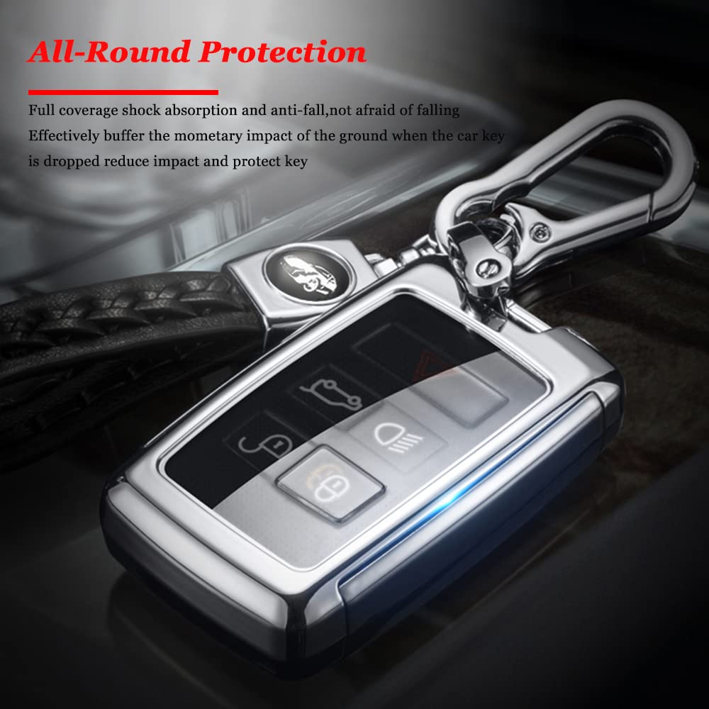 SANRILY Land Rover Key Case, Key Holder, Key Cover, Key Protection, Range Rover Evoque,