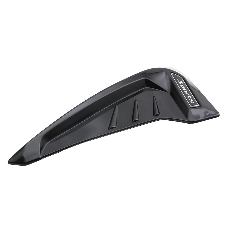 Universal 3D Black Car Side Wing Air Flow Fender Grill Intake Vent Trim Sticker