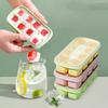 12 Grid Single-Layer Tray With Transparent Ice Storage Box Ice Cream Ice Cube DIY Homemade Refrigerated Drink Kitchen Tools