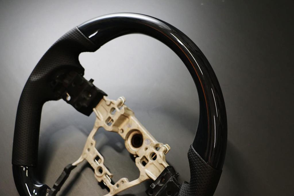 Takeoff CROSS Steering for Atrai Tanto TAFT and Others (S700V/S710V) (LA650S/LA660S) (LA900S/LA910S) (Black Wood)