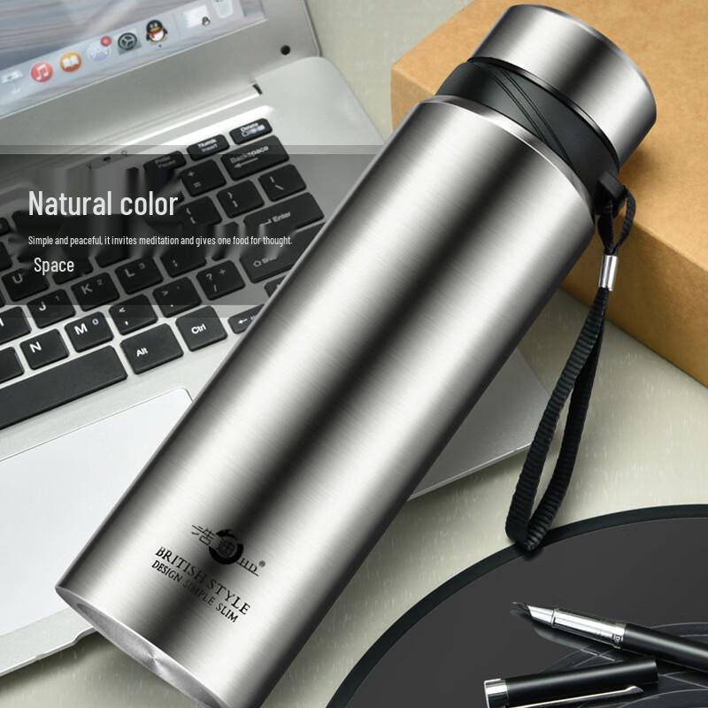 

JunshenshiWQ 304 Stainless Steel Business Thermos 1500ml