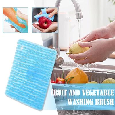 5 peças Novas Frutas e Vegetais Escova de Lavagem Ferramenta de Limpeza Cozinha Vegetal D9O5