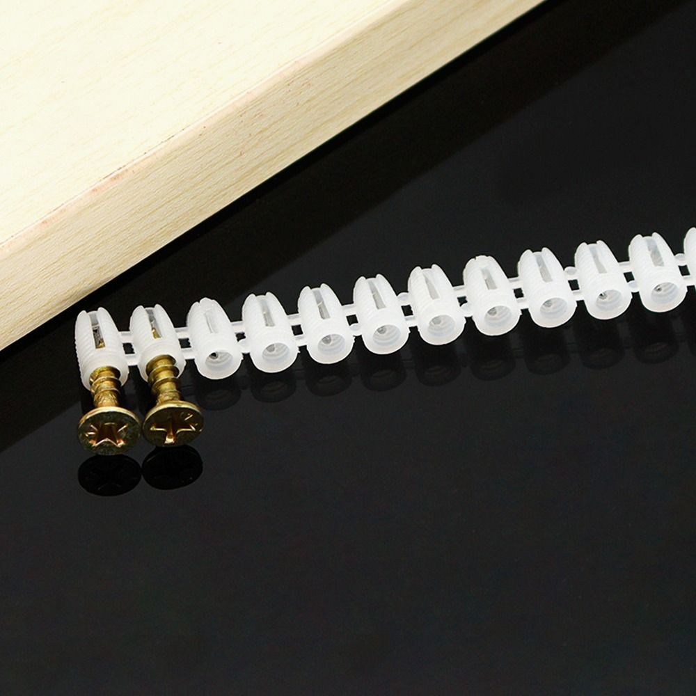 M4 Wall Plug Anchor Expansion Pipe Tube Plastic Expansion Bolt Cabinet Door Hinge Pipe Column Practical Furniture Hardware