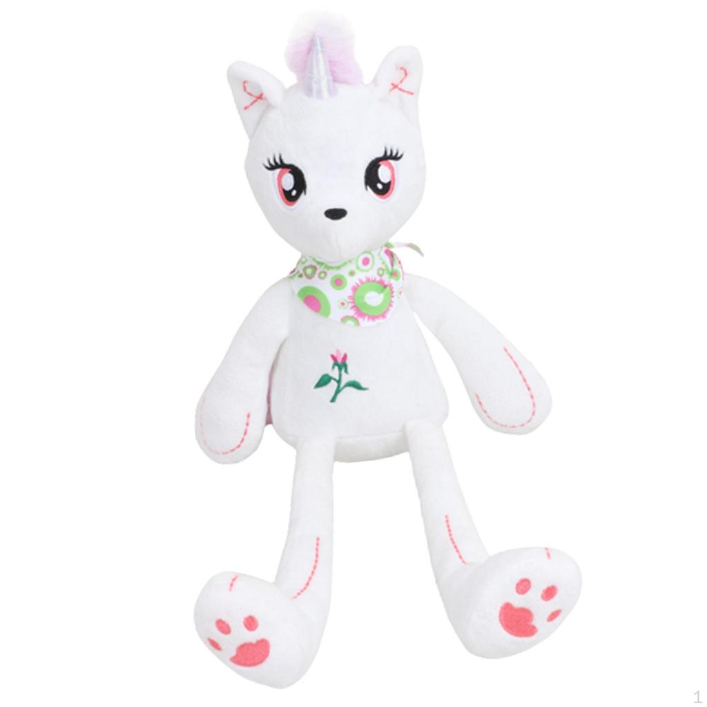 Animal Plush Toy, Stuffed Toy Doll, Exquisite Adorable Gift for Girls Boys, White 40cm