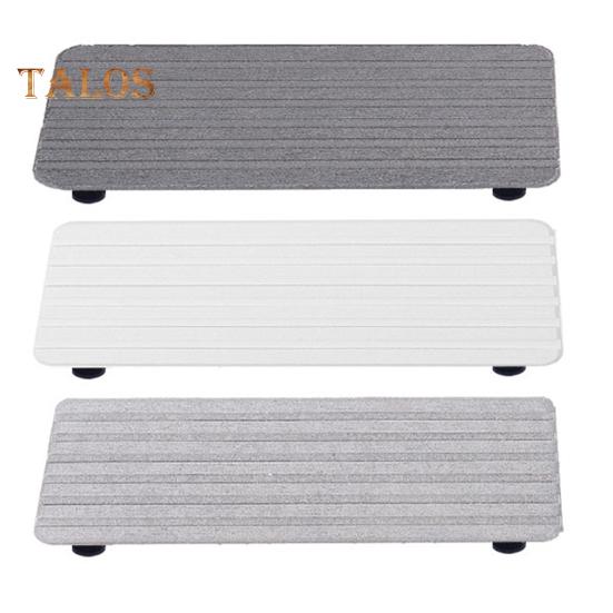 1/2Pcs Quick-Drying Sink Tray Organizer Diatom Mud Mat Eco-Stylish Stone Counter Sponge Holder Bathroom Kitchen Soap Brush Dispenser Rack
