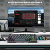 Redragon K681GB-PRO-DE Tri-mode Mechanical Keyboard, RGB Dragon Roar Switches, Hot-swappable, 4000mAh Battery, with Knob and Black/Gray Keycaps