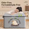 Foldable Clothes Storage Box With Zipper Lid Nonwoven Fabric Organizer Bin For Bedroom Wardrobe Travel Bedding And Daily Seasonal Items
