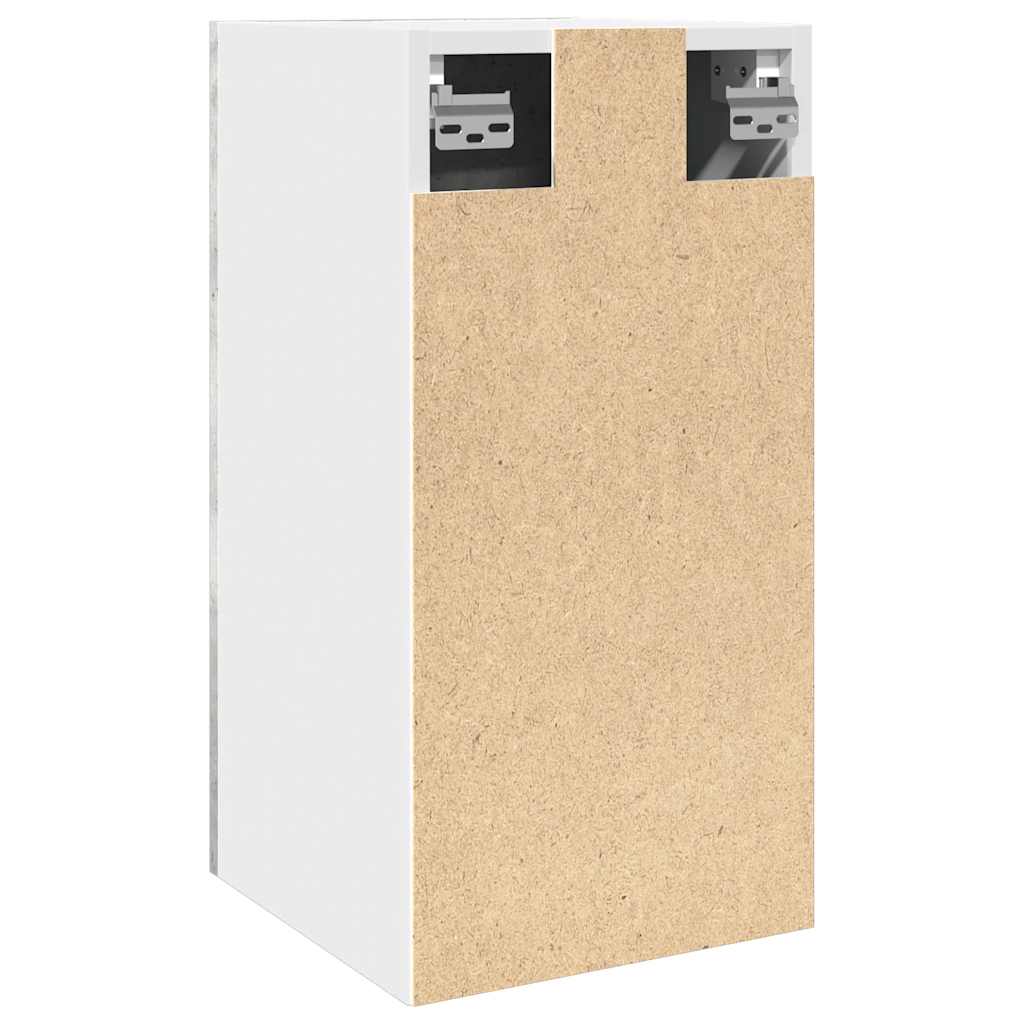 Living room hanging cabinet, wall mounted storage cabinet, multifunctional entryway storage cabinet, Lyon concrete gray 30x31x60 cm wood composite