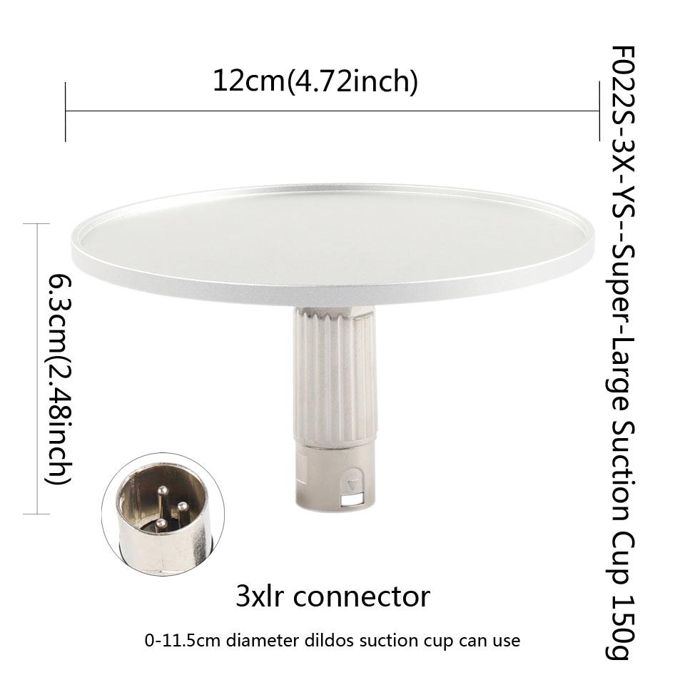 DTSUDU Sex Machine Accessory For Sex Machine, With 3XLR Connector, Toy Suction Cup, Adjustable Length Angle Accessory