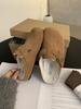 Mori retro velvet Boken shoes half slippers women's outerwear 2025 autumn and winter new thick-soled ugly cute fluffy slippers
