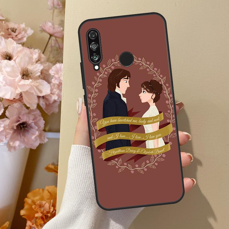 Pride And Prejudice For Honor 50 8X 9X 10i Case For Huawei P50 Pro P20 P40 P30 Lite P Smart 2021 Nova 5T Cover