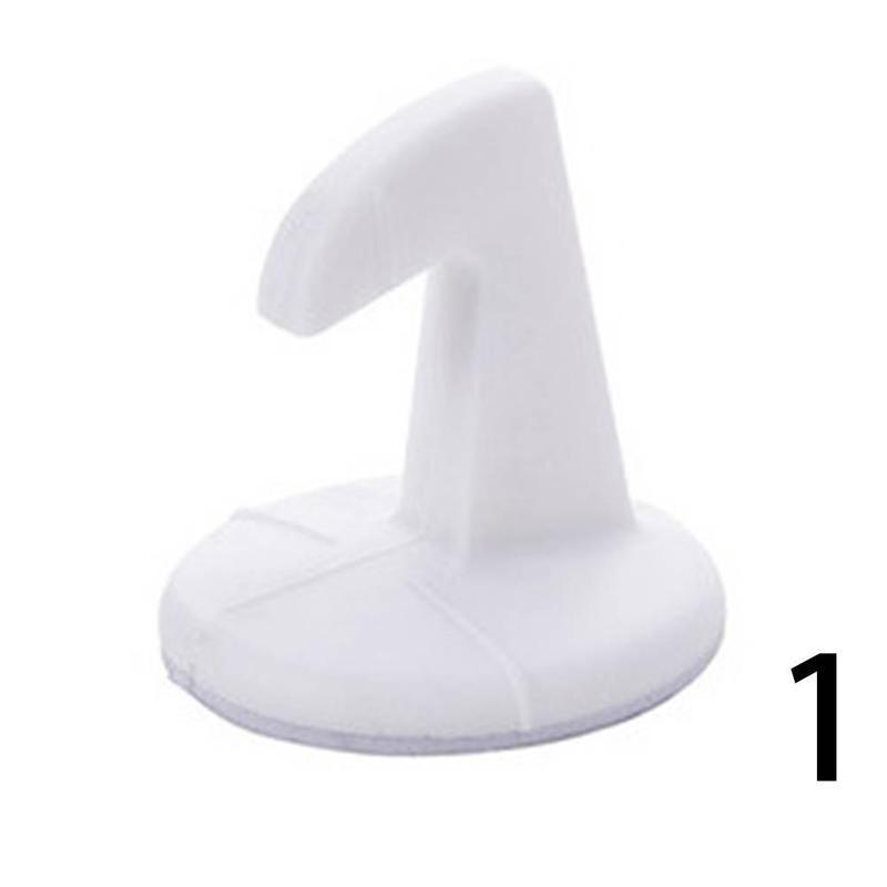 Защитная накладка на заднюю стенку бытовой двери, крючок, дверной замок белый