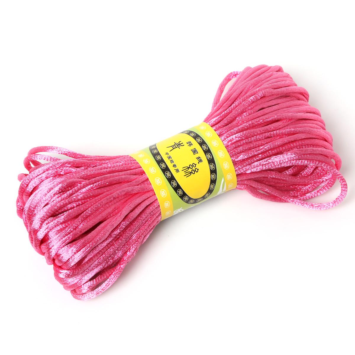 

Цветной нейлоновый шнур, 20м персиковый