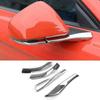 Chrome Rearview Mirror Pedestal Base Decor Cover Trim For Ford Mustang 2015-2017