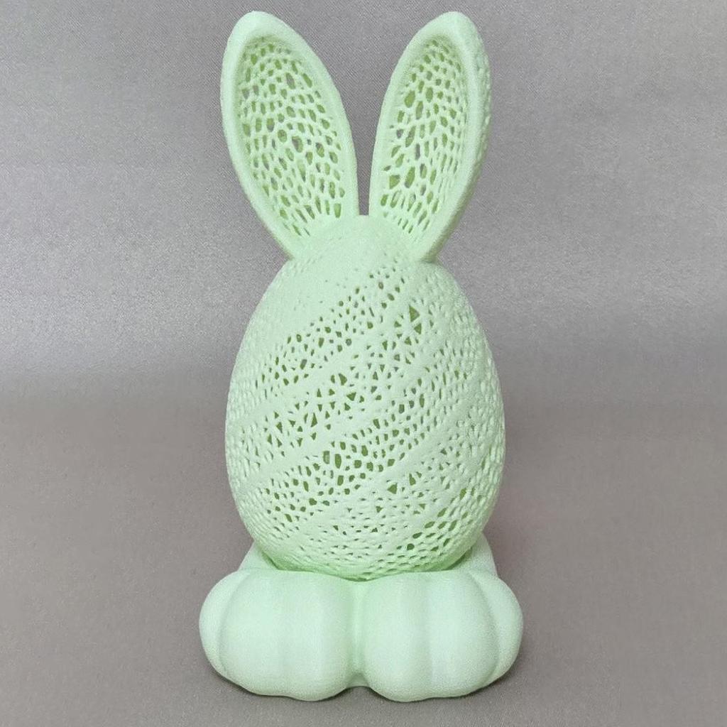3D-utskrift Påsk populär kanin ljusstake dekoration kreativ nattlampa festivaldekoration