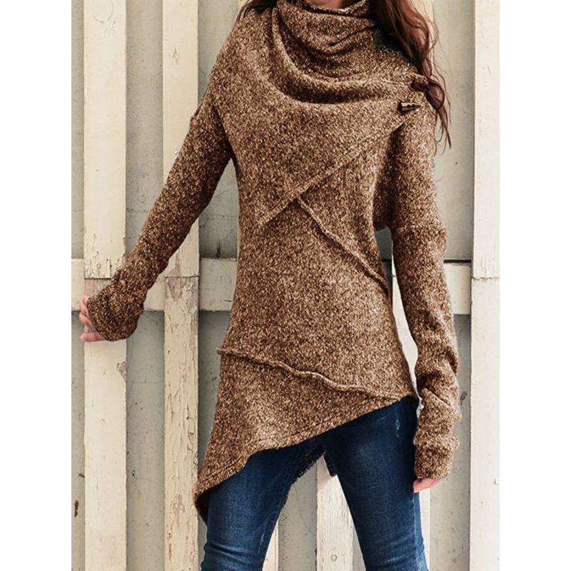 GMXIA Jaquetas e casacos femininos vintage casual cor sólida estampa outono inverno manga comprida