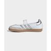 Samba Jane Footwear White Silver Metallic Gum Women Sneakers Gum-4 KJ3785