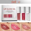 2025 3 In1hydrating Plumping Lip Glow Oil,transparent Toot Lip Oil,glossy Lip Oil,long Lasting Clear Glow Oil, Lip Oil Tinted For Lip Care And