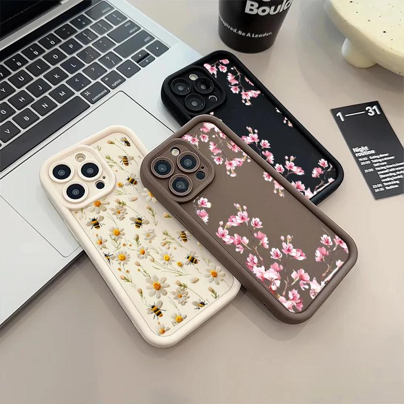 Custodia Floreale con Stampa Margherite INS Per Infinix Note 40 Hot 50 40 Pro 30i 30 Play 40i Smart 10 Plus 9 8 GT 30 Tecno Spark 30C 10 Pro 20C