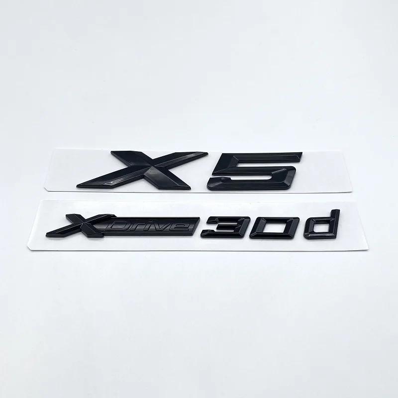 Neue Schriftzug XDrive28i XDrive30i XDrive35i XDrive40i XDrive48i XDrive50i XDrive30d Für BMW X5 Auto Hinten Stamm Emblem Sticke