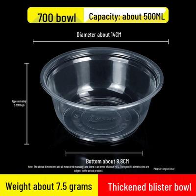 Disposable Round Plastic Soup Bowl