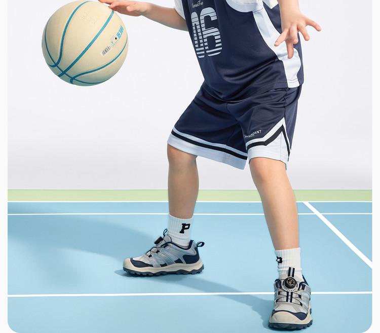Left West Boys' Short-sleeved Sports Basketball Set