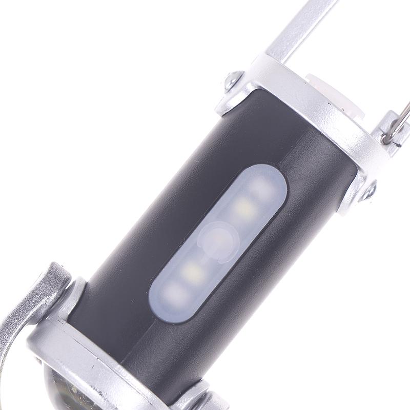 Cob Work Light Type-C Rechargeable Led Flashlight Keychain Hanging Portable Light Keyring Camping Pocket Lamp For Outdoor