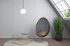 Hanging Ceiling Lamp, Sphere, Gold, Chrome, Led