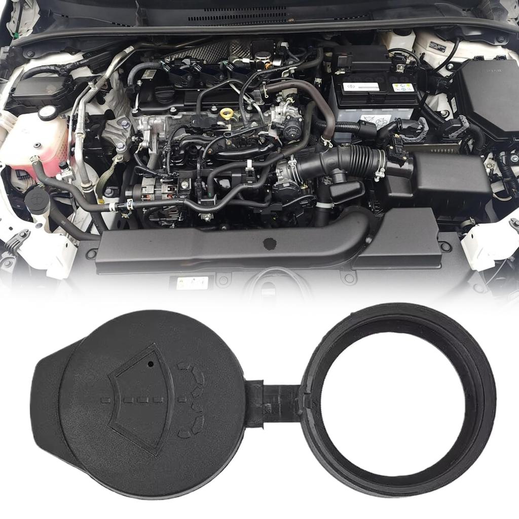 Windshield Washer Tank Cap, Windshield Washer Fluid Tank Lid | Tank Bottle Maintenance Replacement Parts for Vehicle